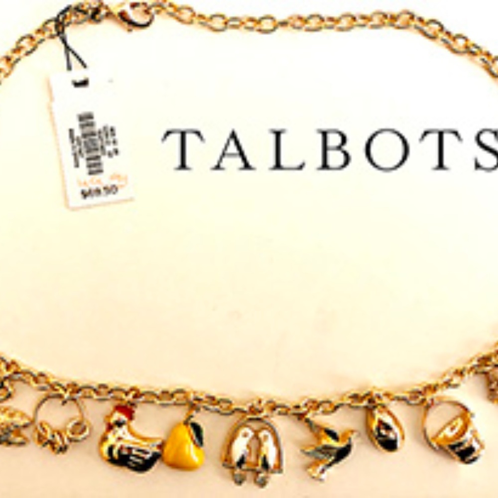 12 days of Christmas charm necklace